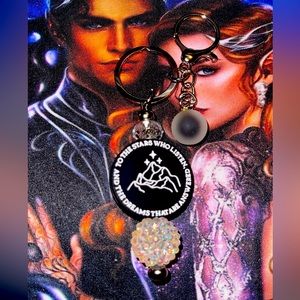 Acotar beaded keychain